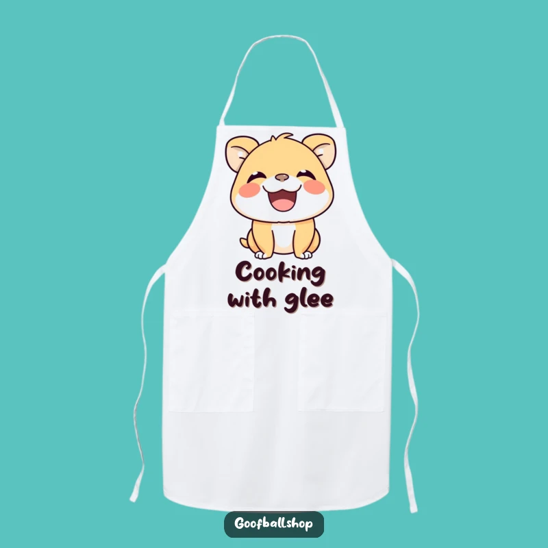 Funny Animal Grin Apron: Cook with Cheer, Perfect Kitchen Gift!