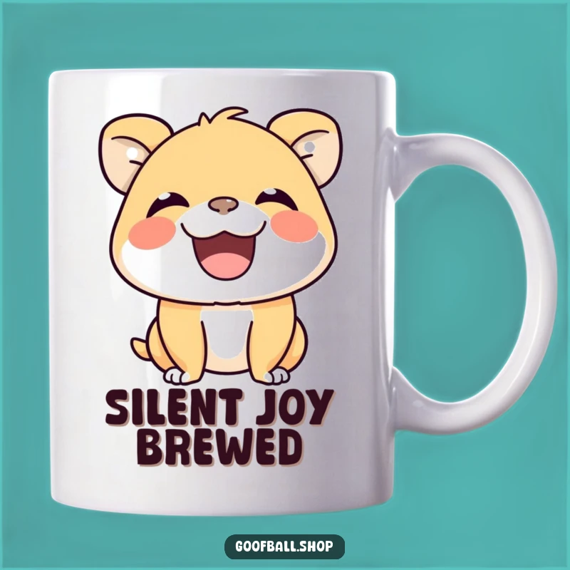 Funny Animal Grin Mug: Silent Squeak Joy, Perfect Gift for Happy People!