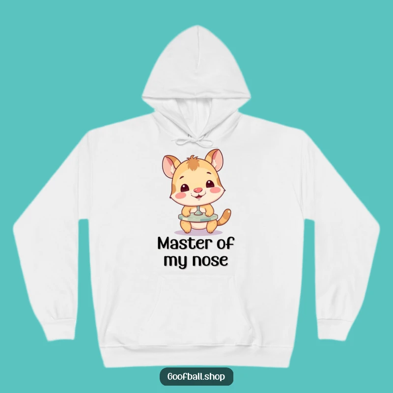 Cozy Funny Animal Plate Balancing Hoodie: Warm Your Soul with Laughter, Great Gift!