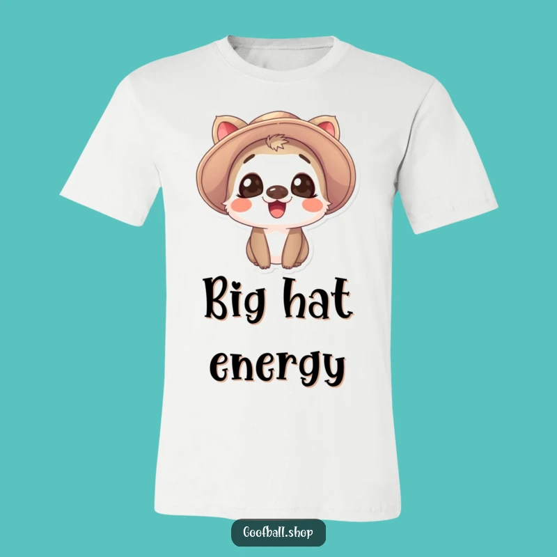 Funny Giggle Hat T-Shirt: Goofy Style, Hilarious Gift