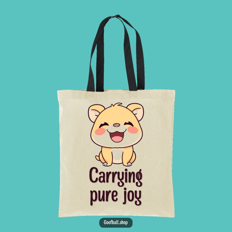 Funny Animal Grin Tote Bag: Carry Your Cheer, Perfect Everyday Gift!