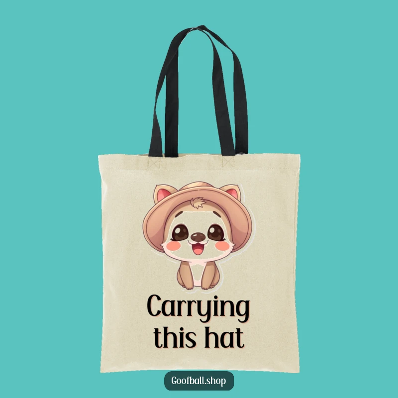 Funny Giggle Hat Tote Bag: Carry Your Fun Style Gift