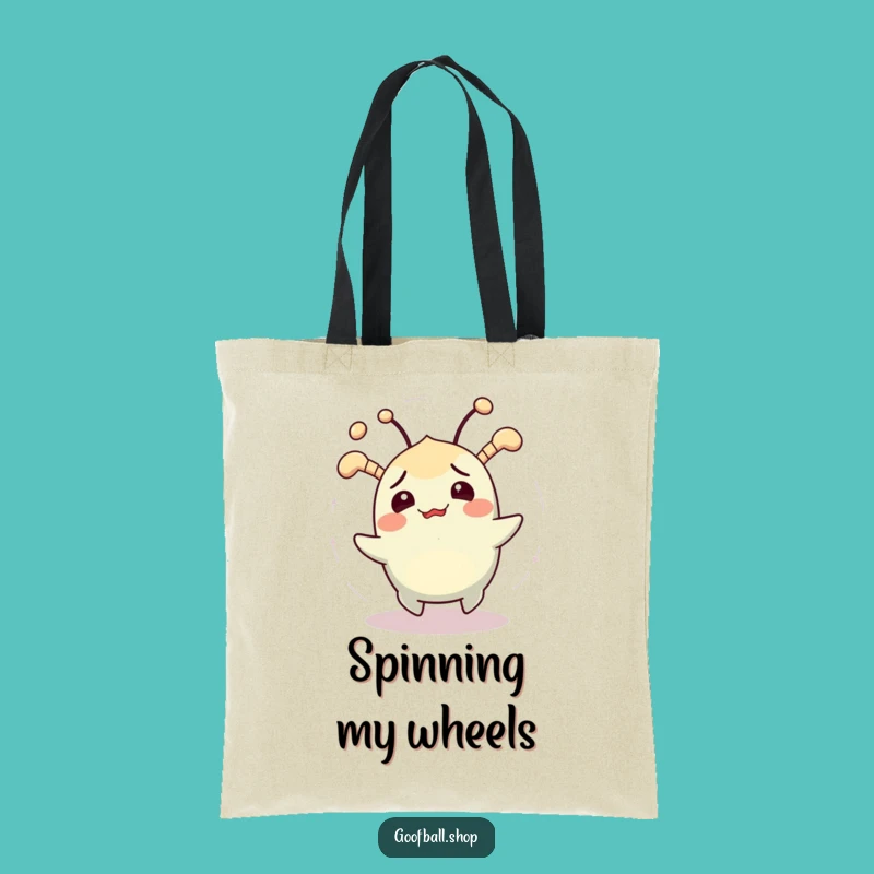 Funny Dizzy Tote Bag: Confused Creature Spins, Carry Your Whimsy